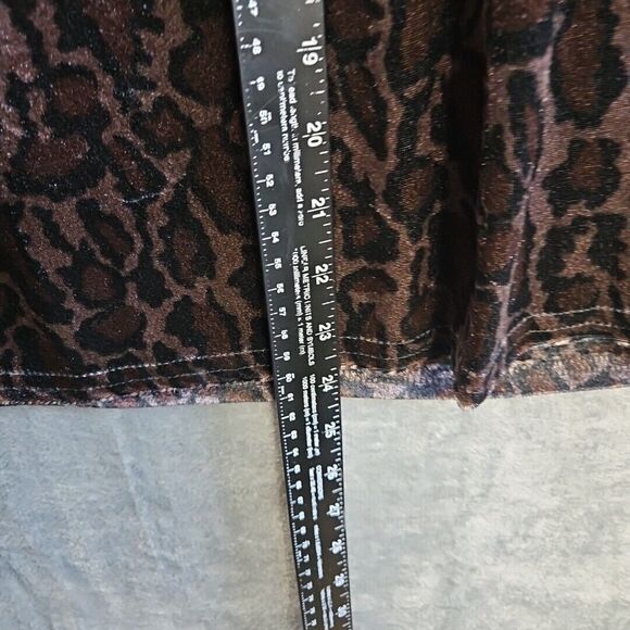 kathie lee collection xl 2 Piece Skirt Top animal print solt velour pullon skirt - Picture 10 of 14